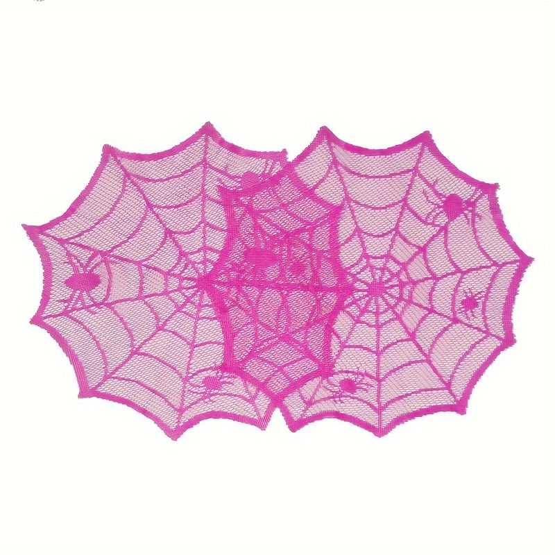 VIKAMA Rose Red Lace Spider We - огляд і ціна Spider Web Halloween Decoration