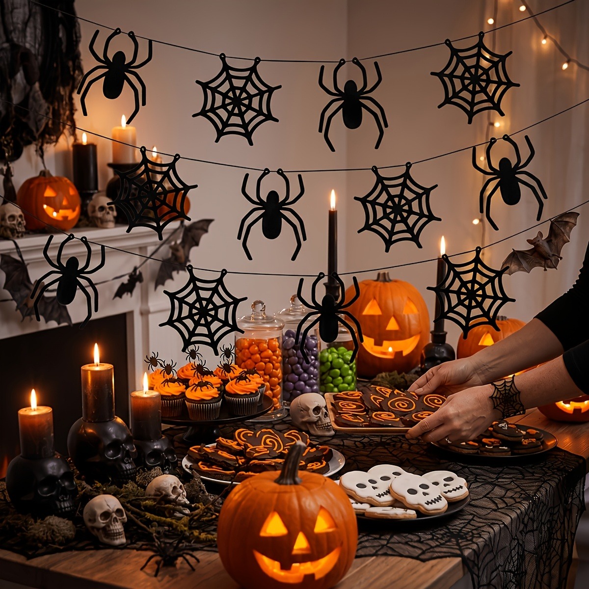 2 sets of Halloween spider web - огляд і ціна Spider Web Halloween Decoration