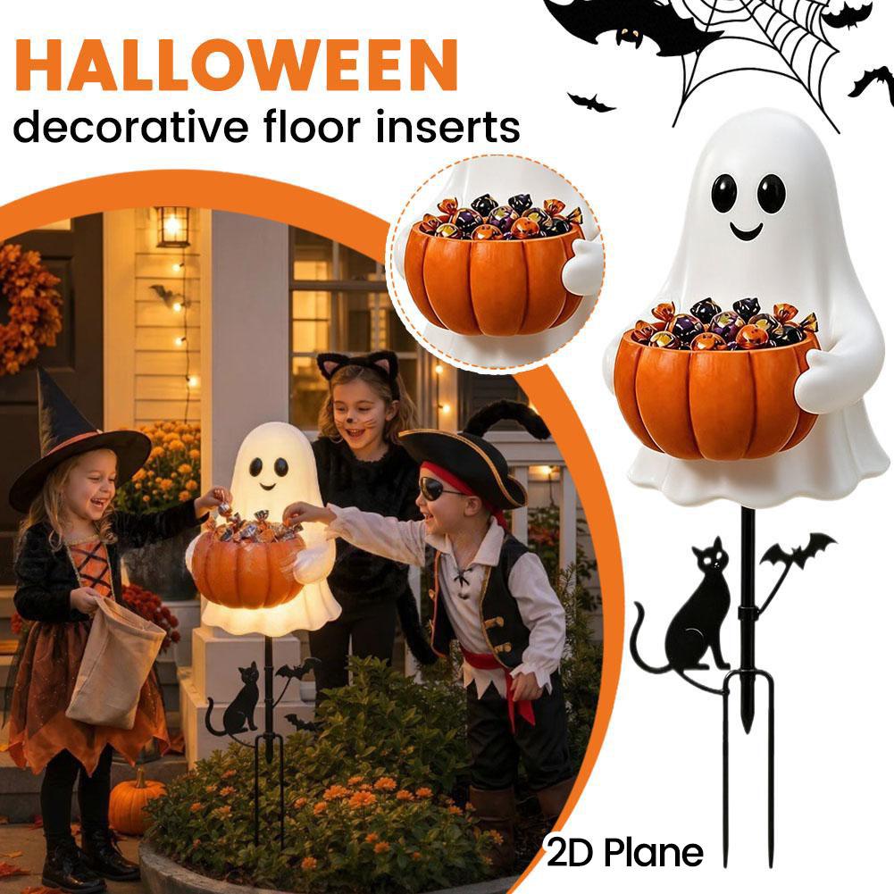 Halloween Ghost Candy Holder D - огляд і ціна Halloween Pumpkin Decor Led
