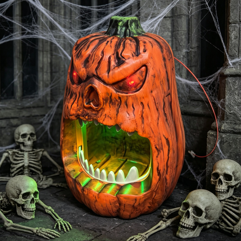 Halloween LED Lighted Pumpkin  - огляд і ціна Halloween Pumpkin Decor Led