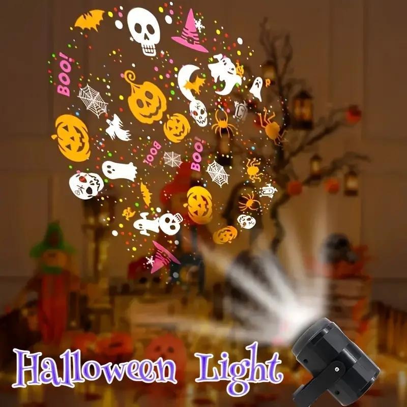 Halloween LED Projector Light  - огляд і ціна Halloween Pumpkin Decor Led