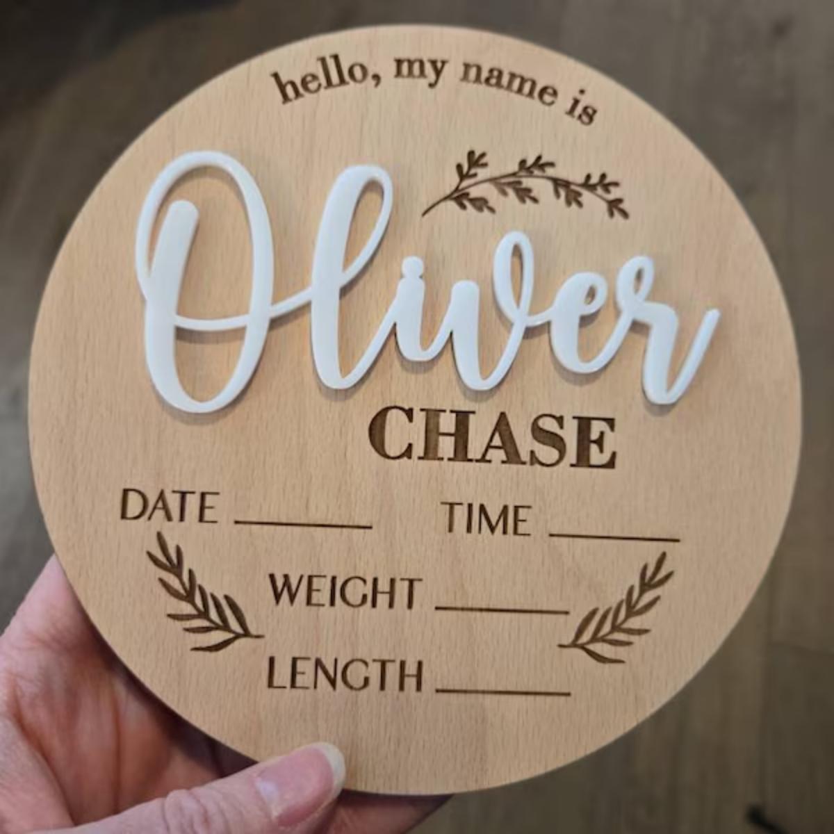 1Pc Custom Baby Announcement S - огляд і ціна Halloween Party Supplies
