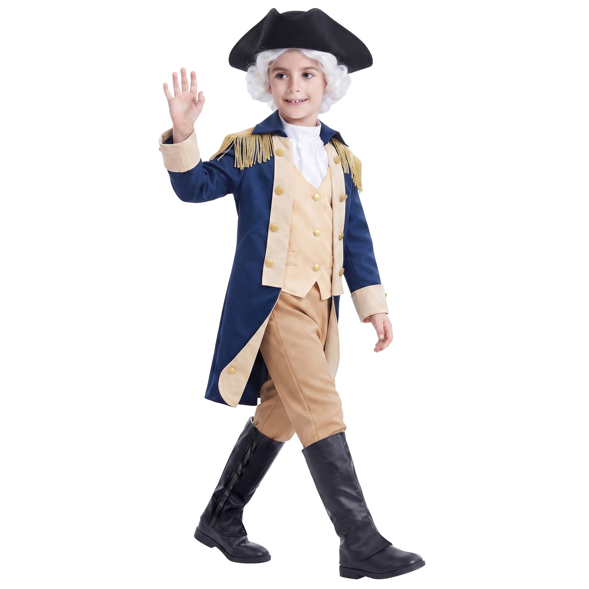 Kids Colonial George Washingto - огляд і ціна Halloween Costume Kids