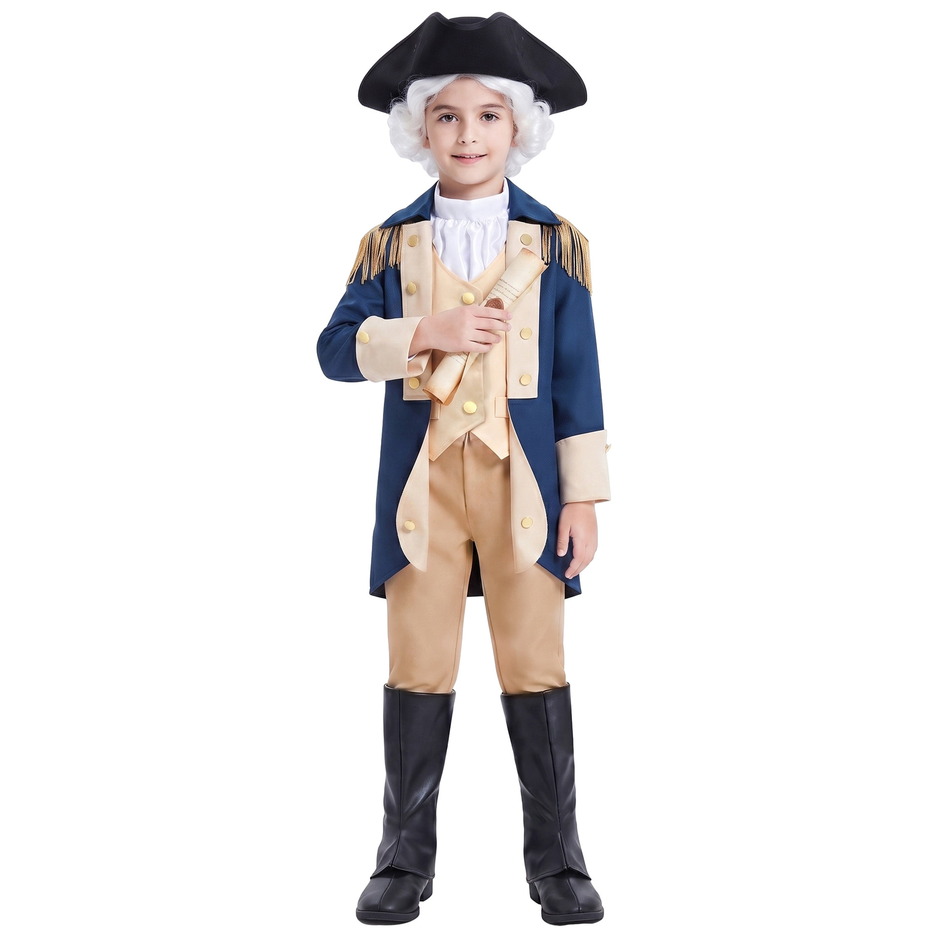 Kids Colonial George Washingto - огляд і ціна Halloween Costume Kids