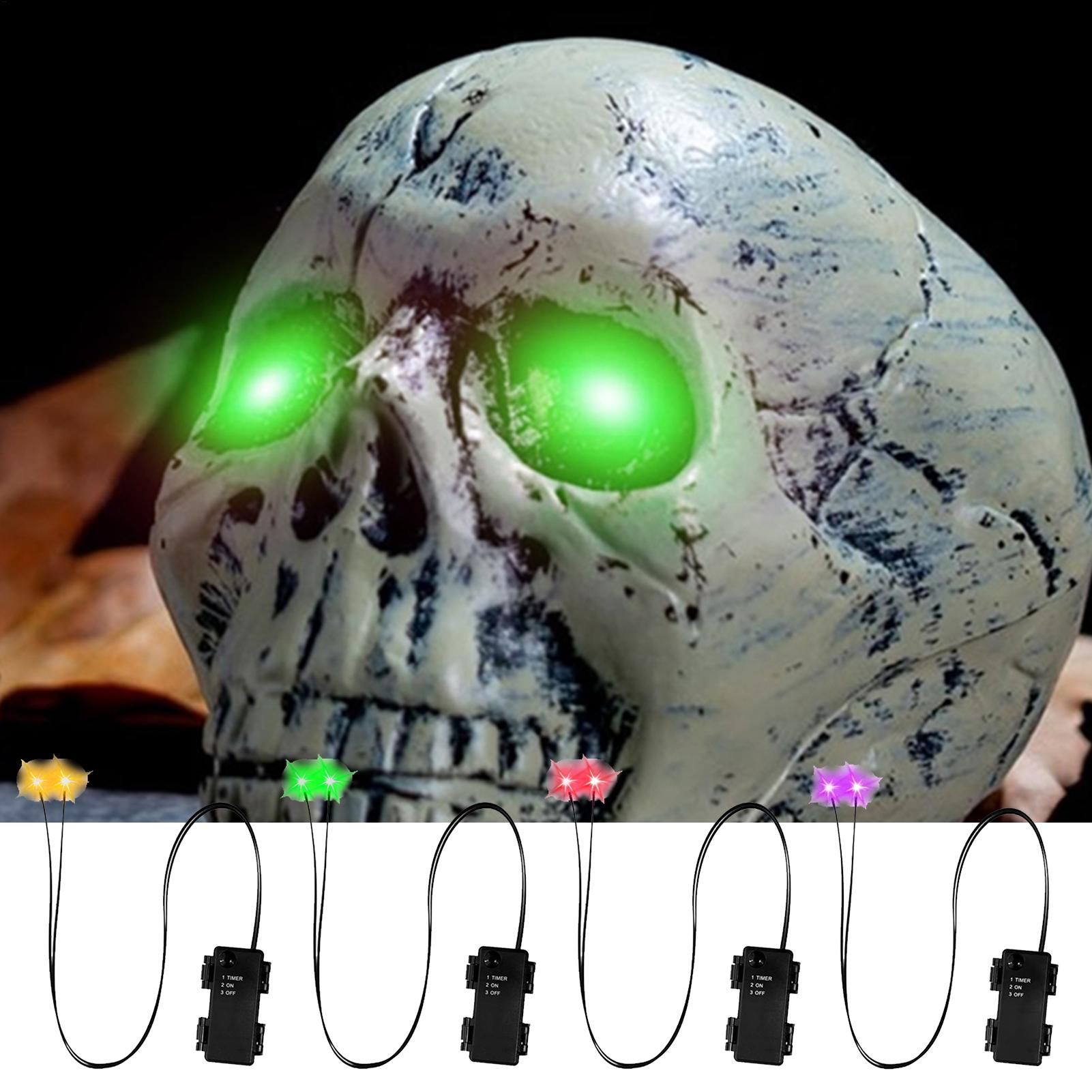 1PC Glowing Eyes Halloween Lig - огляд і ціна Halloween Pumpkin Decor Led