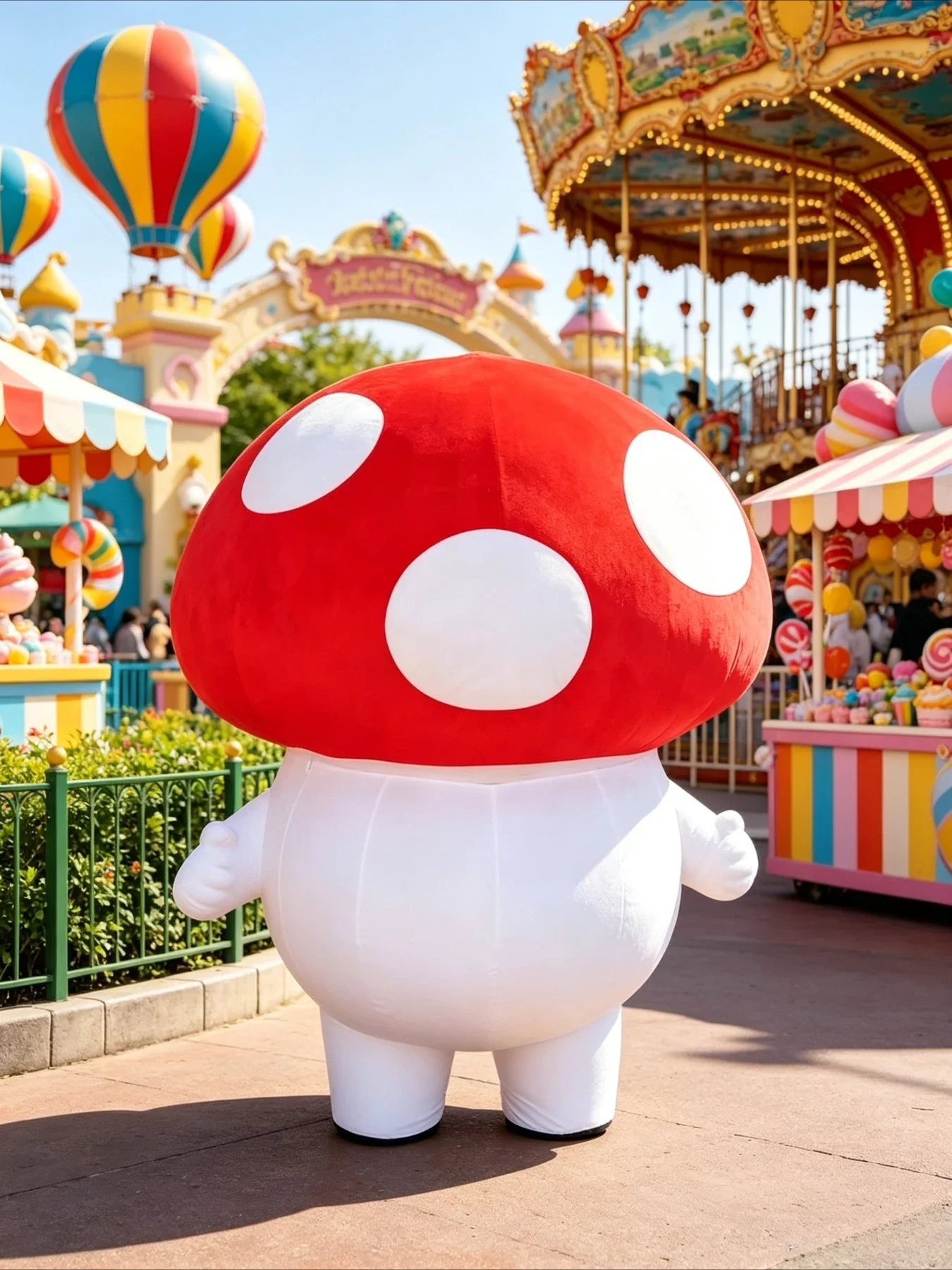 Cute Mushroom Inflatable Masco - огляд і ціна Halloween Costume Adult