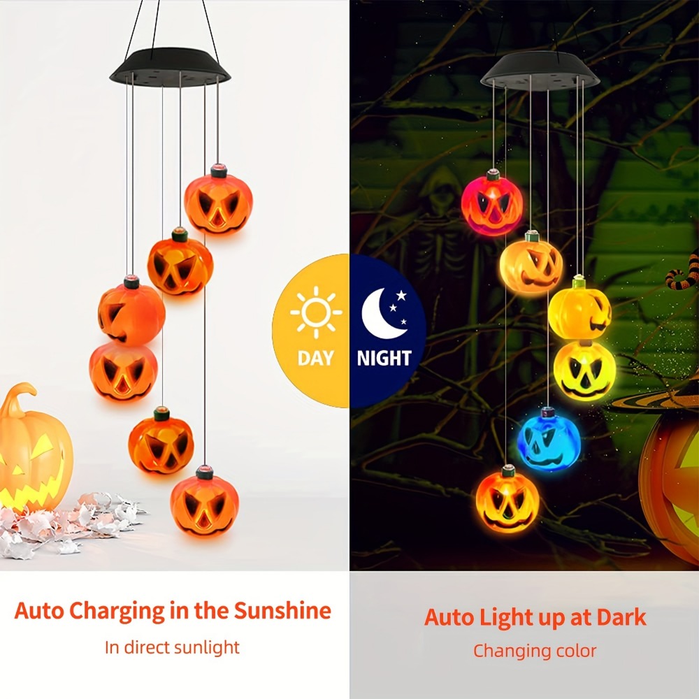 Solar-Powered Halloween Pumpki - огляд і ціна Halloween Pumpkin Decor Led