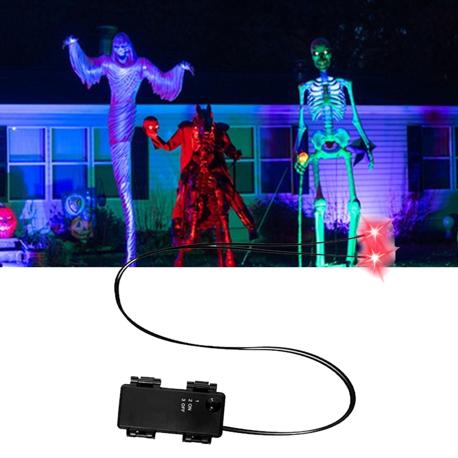 Halloween Led Glowing Eyes wit - огляд і ціна Halloween Pumpkin Decor Led