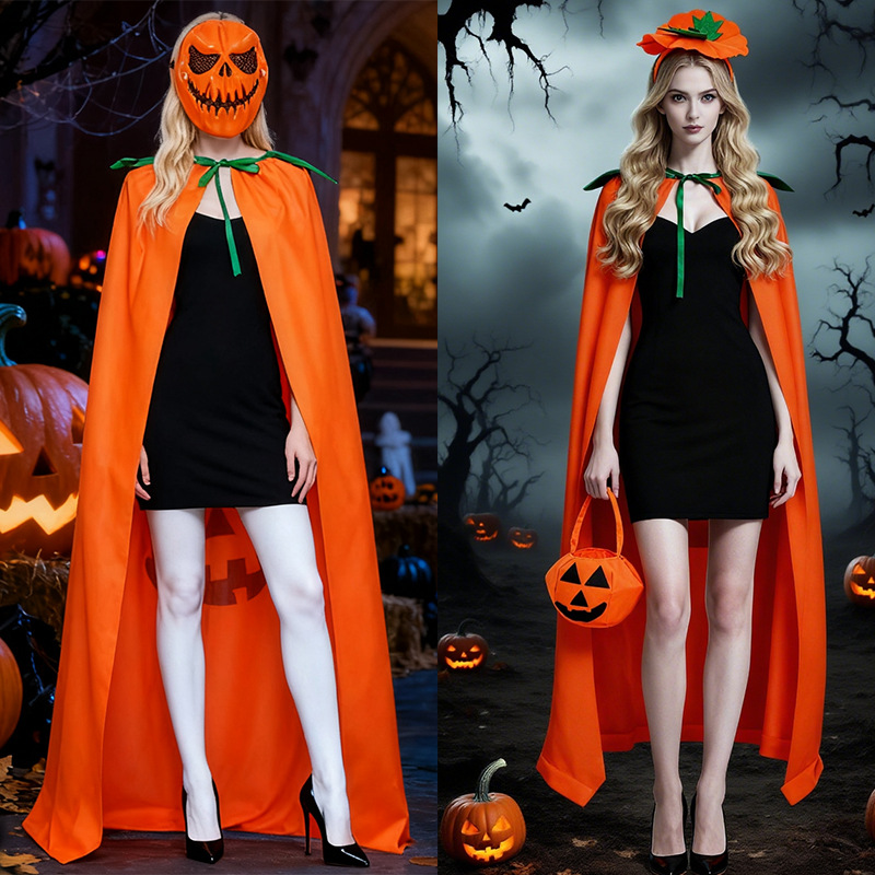 Halloween Pumpkin Costume Cape - огляд і ціна Pumpkin Lantern Halloween