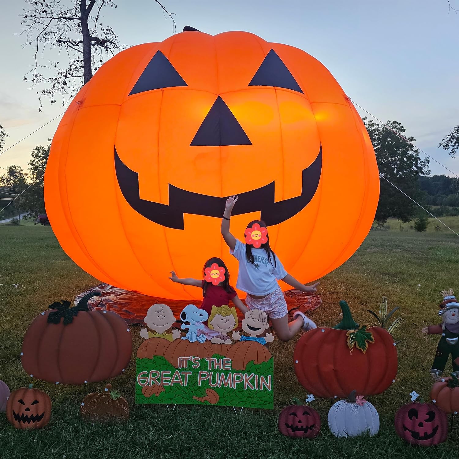 Giant 10Ft Halloween Inflatabl - огляд і ціна Halloween Pumpkin Decor Led