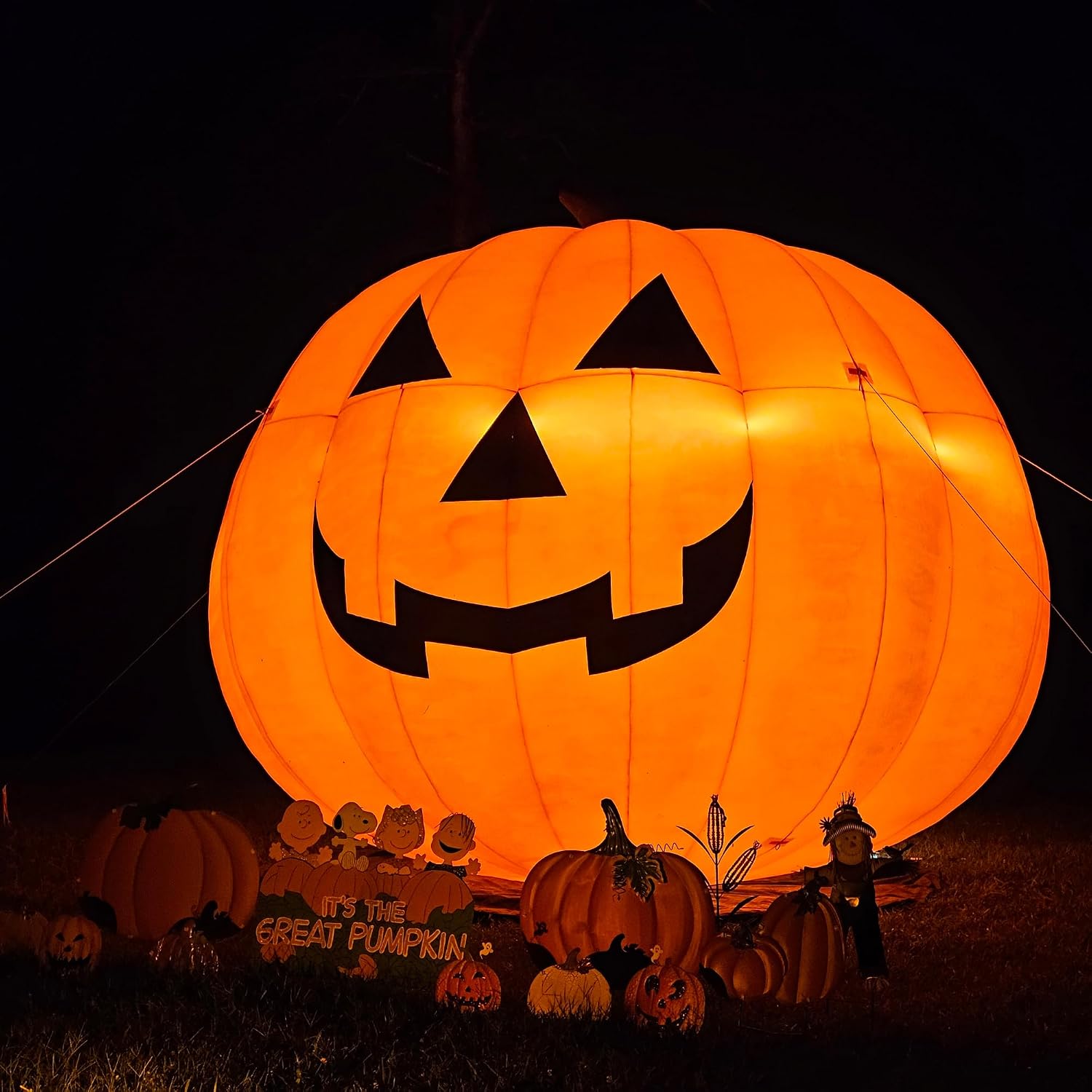 Giant 10Ft Halloween Inflatabl - огляд і ціна Halloween Pumpkin Decor Led