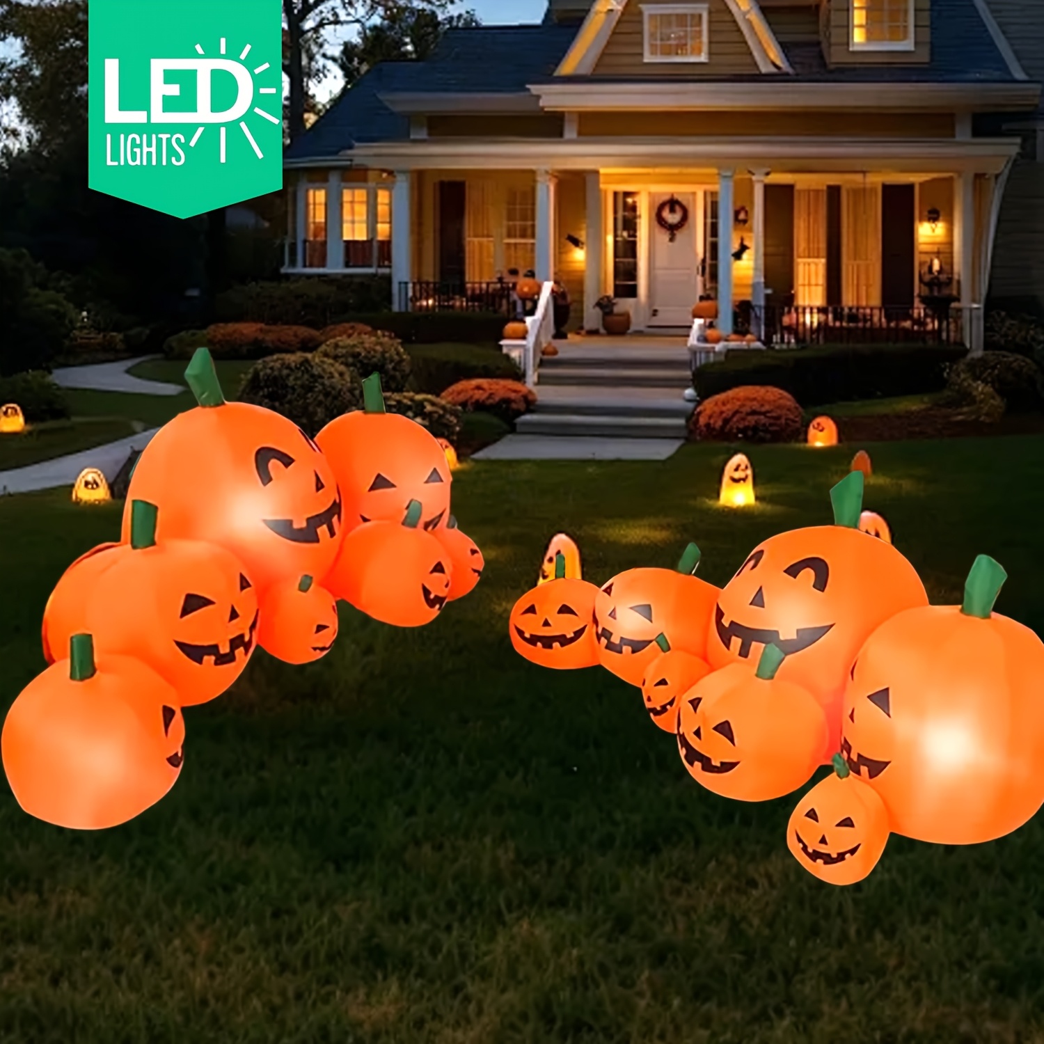 NEW Arrival 7.5FT Halloween In - огляд і ціна Halloween Pumpkin Decor Led