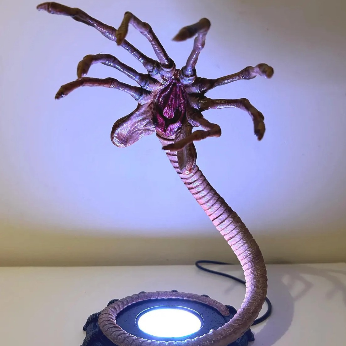Alien Facehugger Lamp Nightlig - огляд і ціна Halloween Pumpkin Decor Led