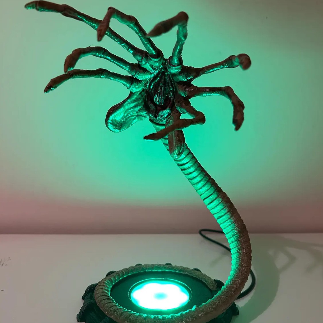 Alien Facehugger Lamp Nightlig - огляд і ціна Halloween Pumpkin Decor Led