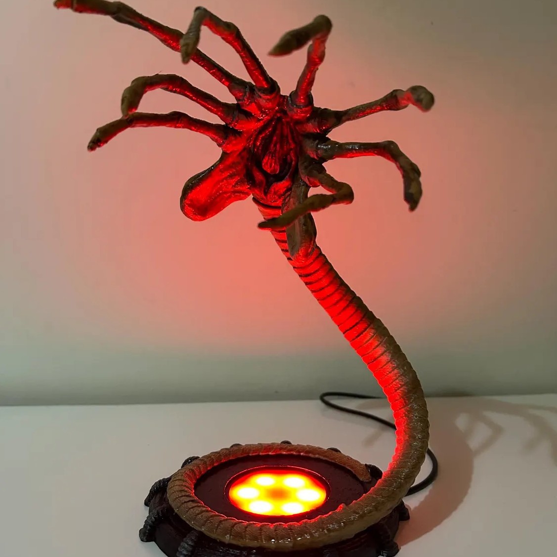 Alien Facehugger Lamp Nightlig - огляд і ціна Halloween Pumpkin Decor Led