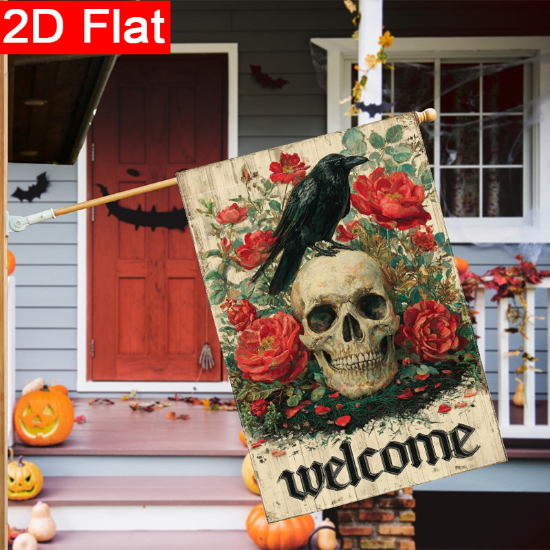 2D Flat - 2D Flat Halloween We - огляд і ціна Halloween Skeleton Decoration