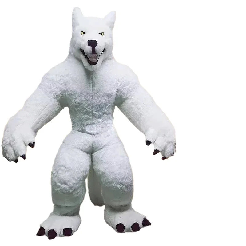 Giant Inflatable Grey Wolf Mas - огляд і ціна Halloween Costume Adult