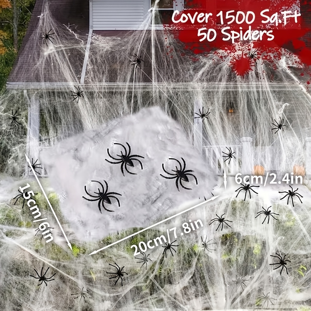 Halloween Spider Web Decor, 10 - огляд і ціна Spider Web Halloween Decoration