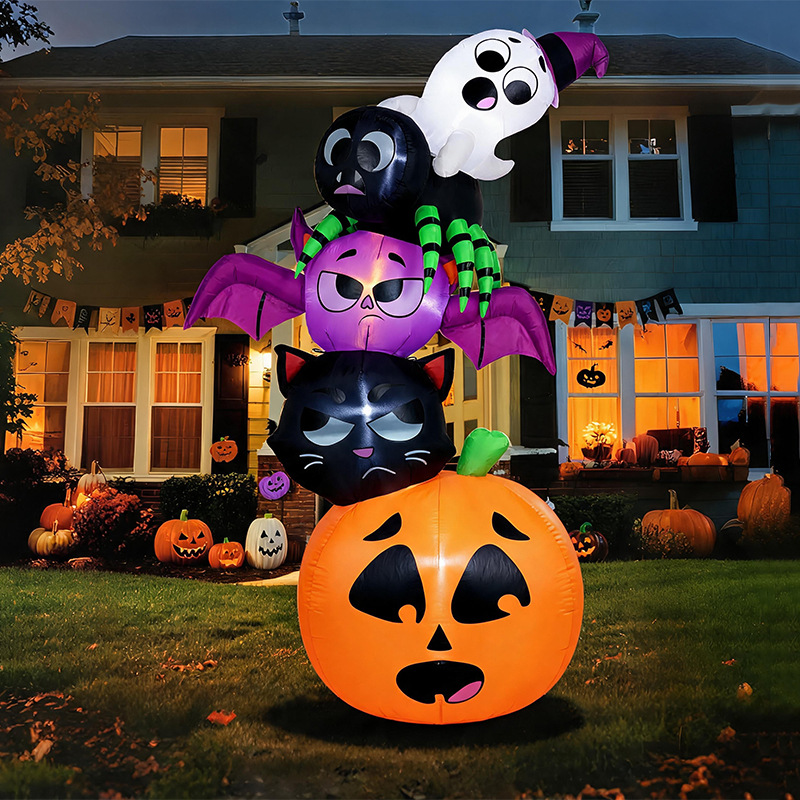 18m Halloween Inflatable Decor - огляд і ціна Halloween Pumpkin Decor Led