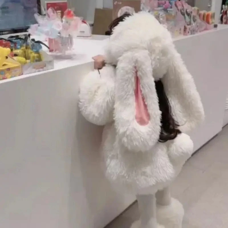 Girls Lovely Cartoon Plush Rab - огляд і ціна Halloween Costume Kids