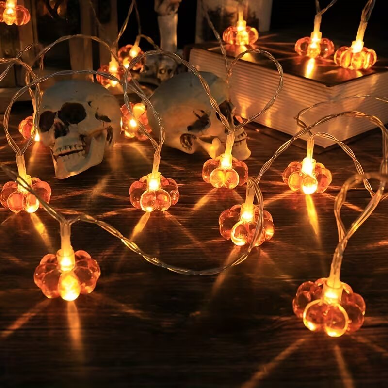 59/118in 10/20LED Halloween Or - огляд і ціна Halloween Led String Lights Orange