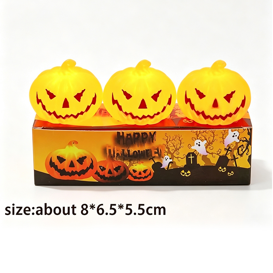 LED Pumpkin Lamp Warm Light Ja - огляд і ціна Halloween Pumpkin Decor Led