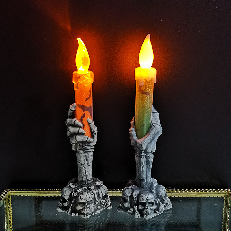 Halloween LED Candle Skeleton  - огляд і ціна Halloween Pumpkin Decor Led