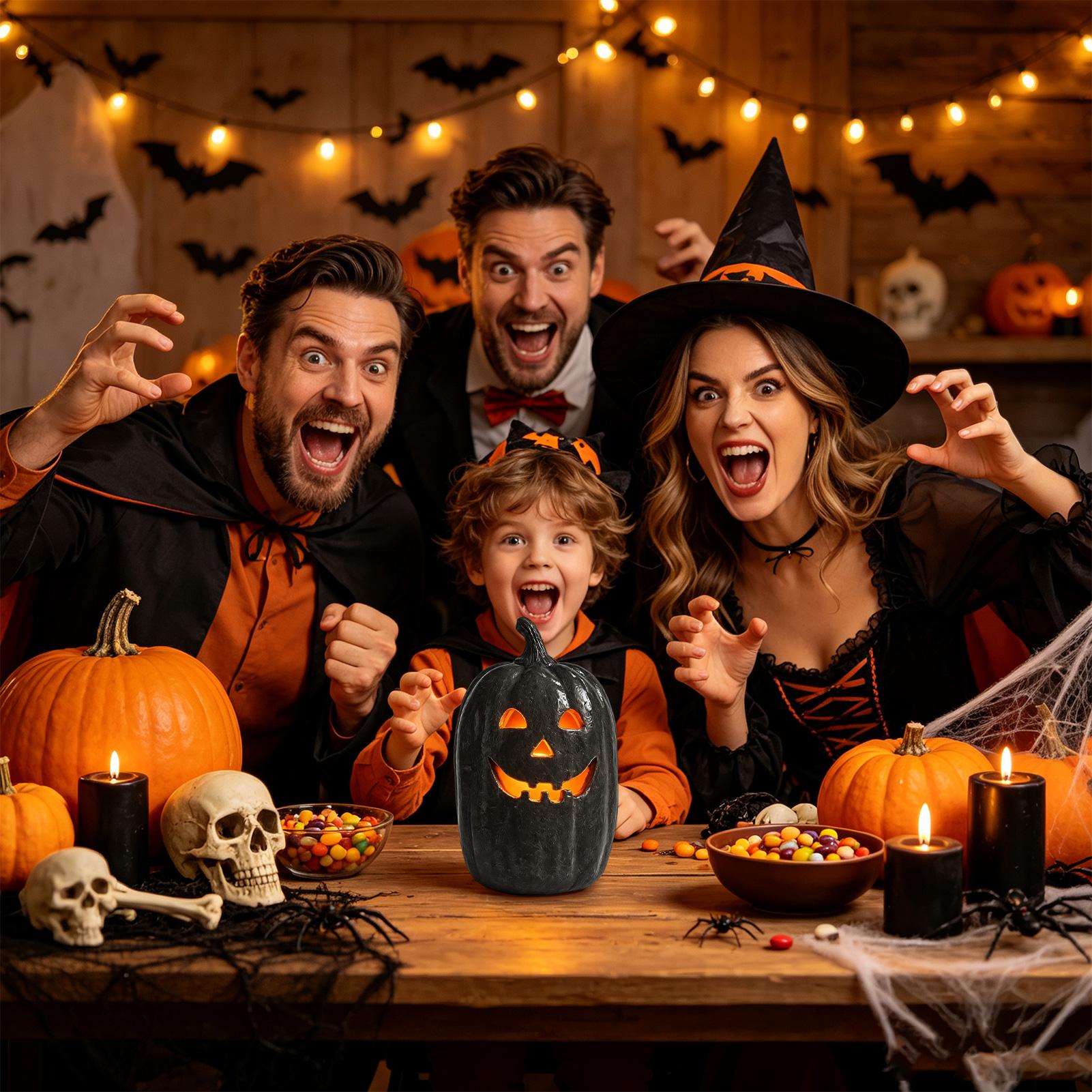 Halloween Pumpkin Decor Resin  - огляд і ціна Pumpkin Lantern Halloween
